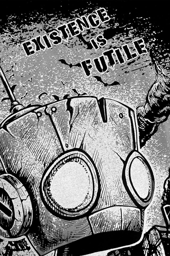 post-apocalyptic robot shirt 