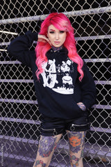creepy cute zombie pullover hoodie