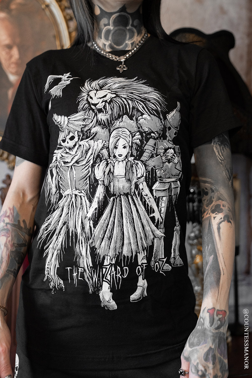 gothic wizard of oz tshirt