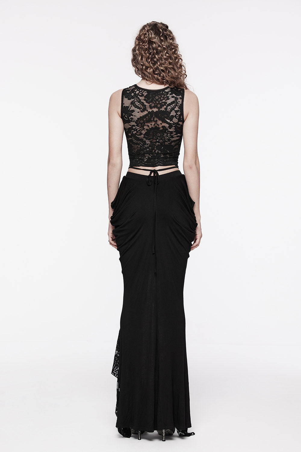 highwaisted gothic skirt