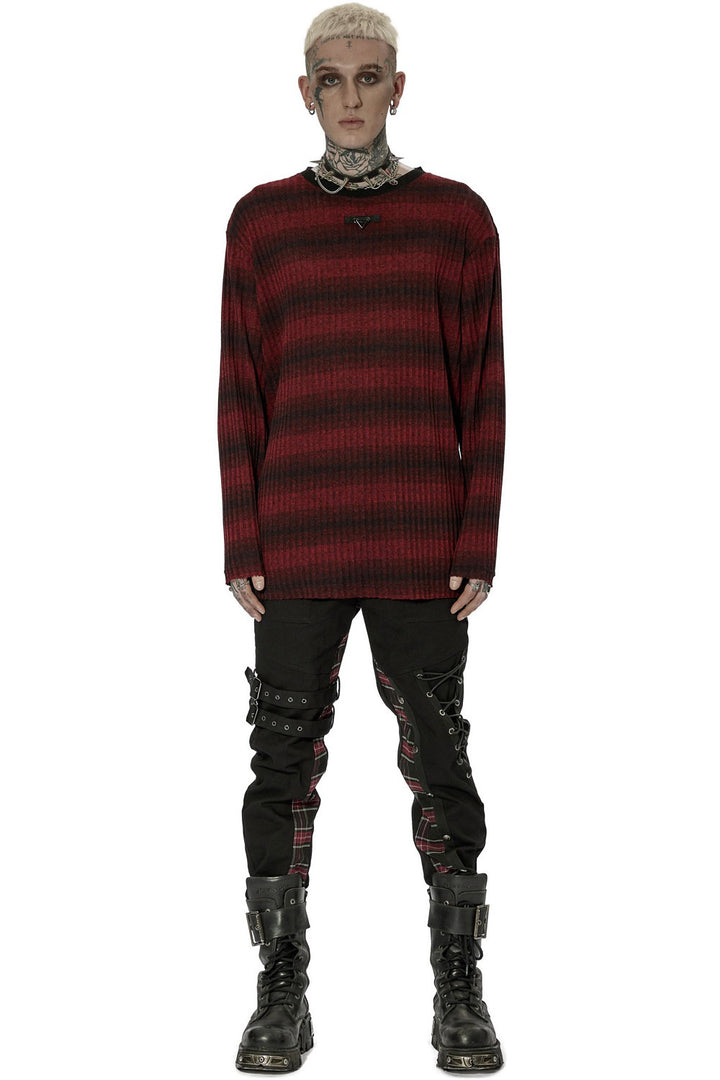 mens oversized grunge goth sweater