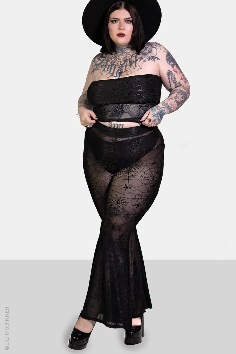 plus size emo crop top