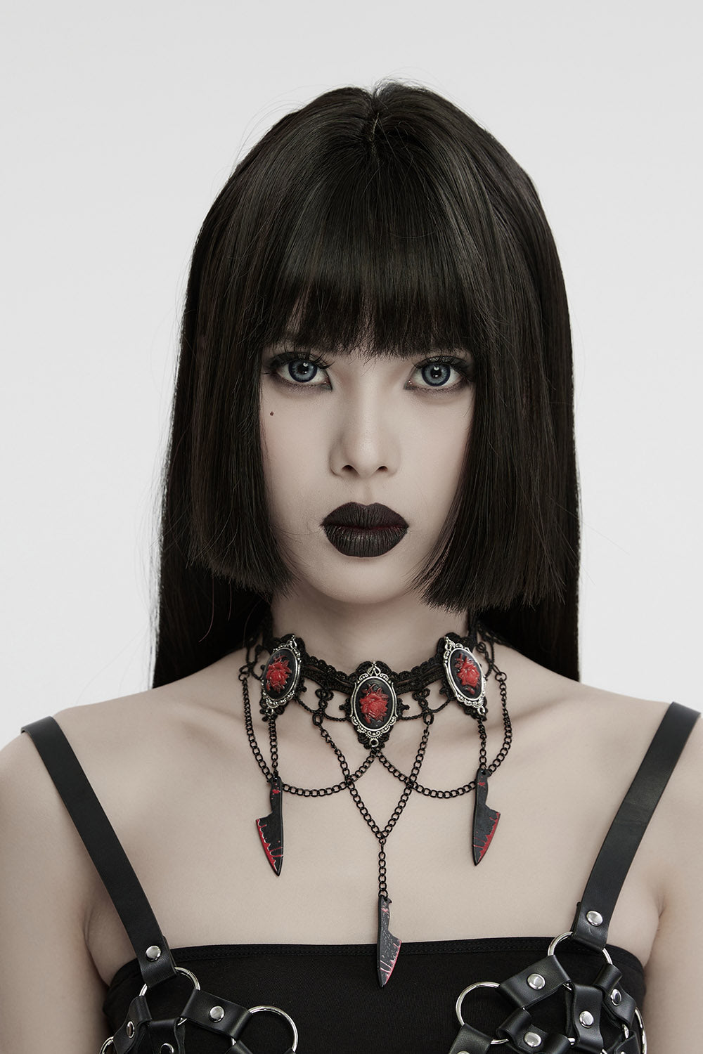 gothic horror necklace choker