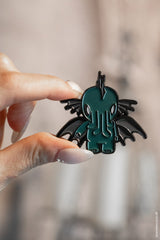 kawaii sea monster enamel pin