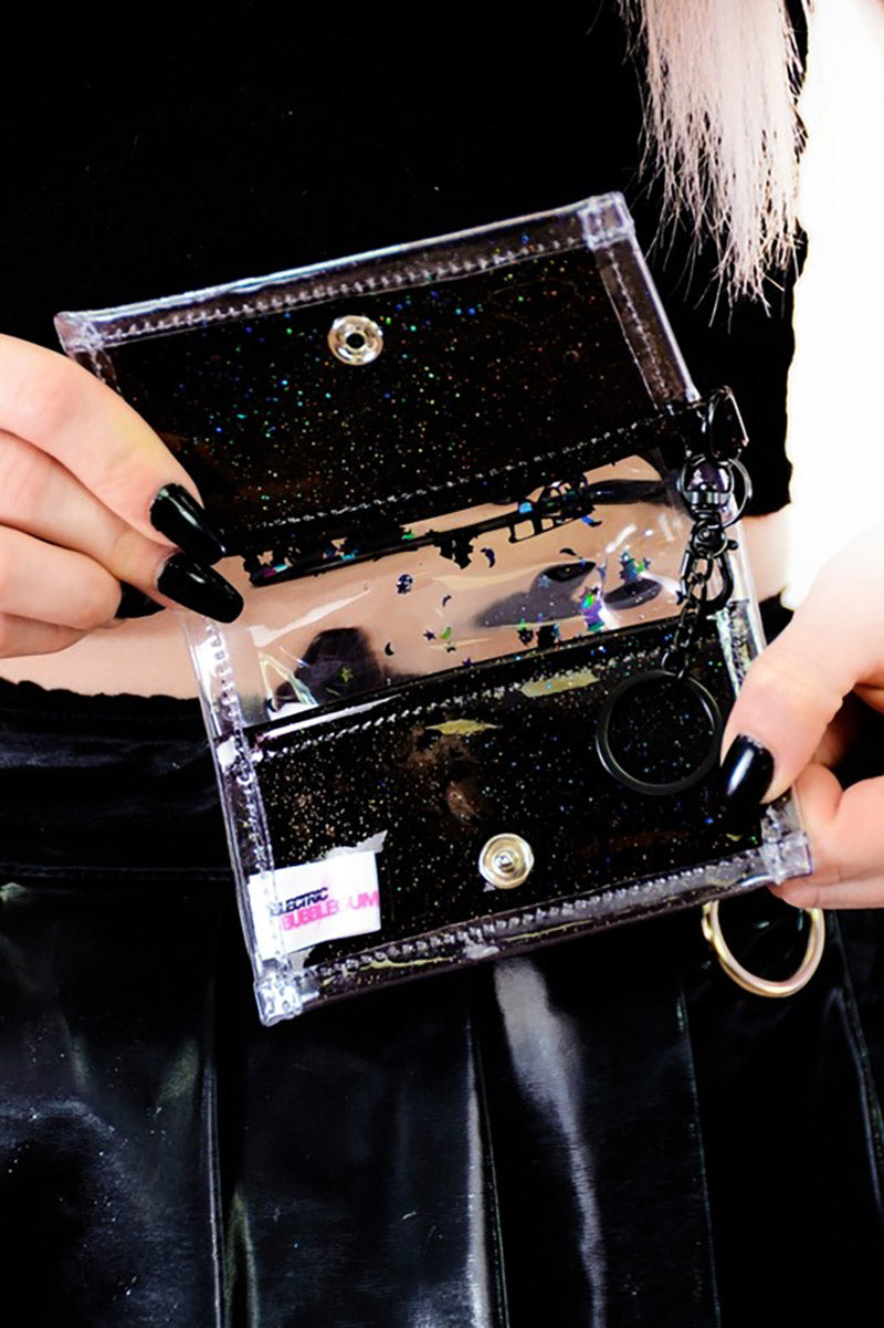 Liquid Glitter Tiny Wallet [Bewitched]