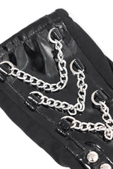 chain punk arm warmers by devil fashion