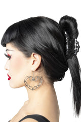 Spiderweb Hair Claw Clip [BLACK]