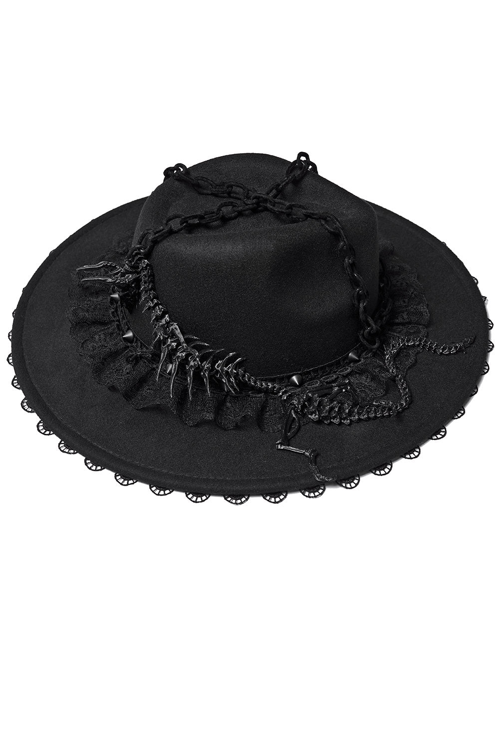 dragon skeleton gothic hat