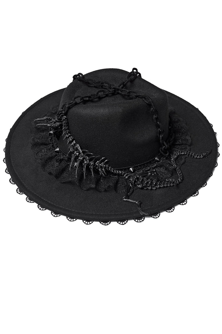 dragon skeleton gothic hat