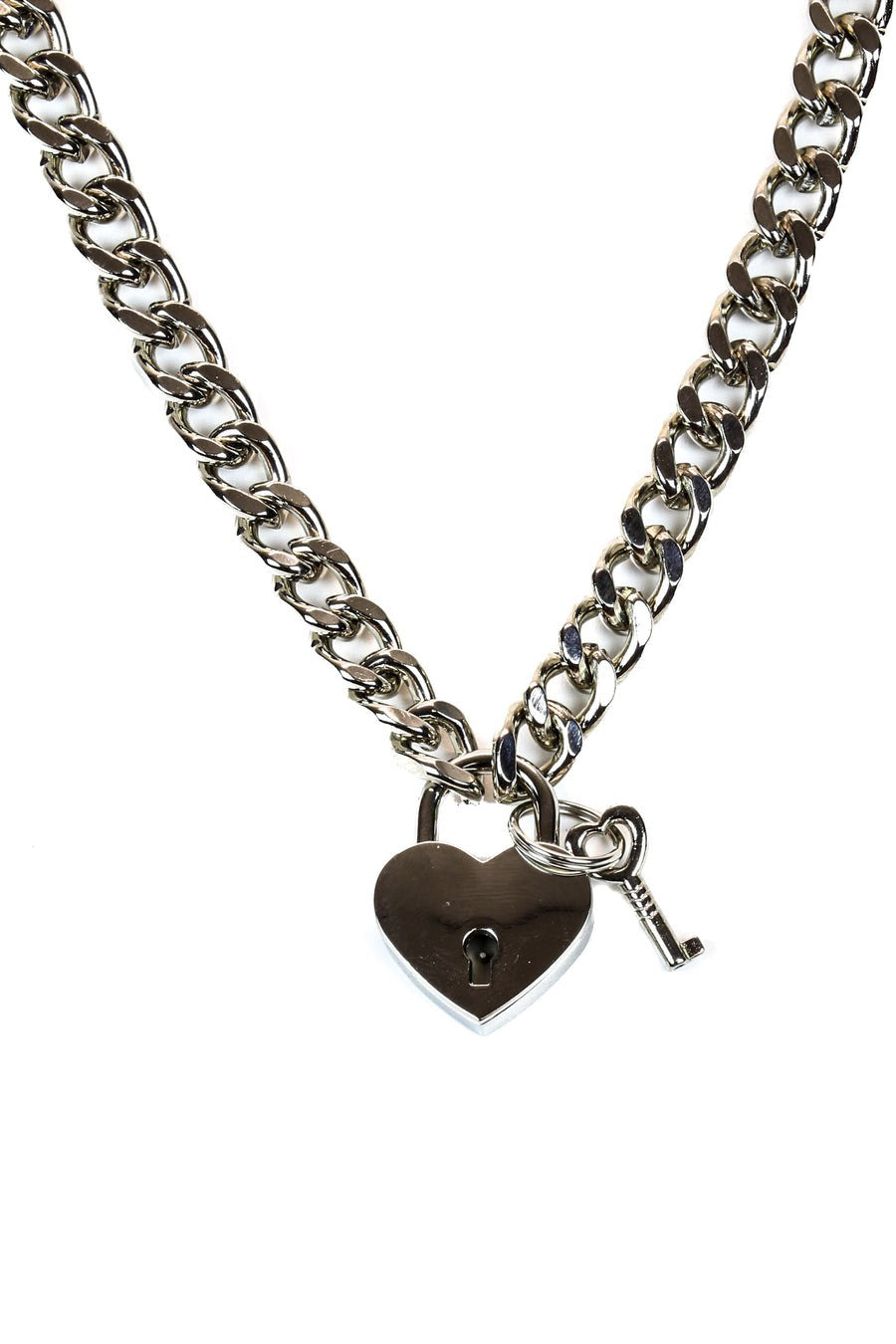 heart lock necklace
