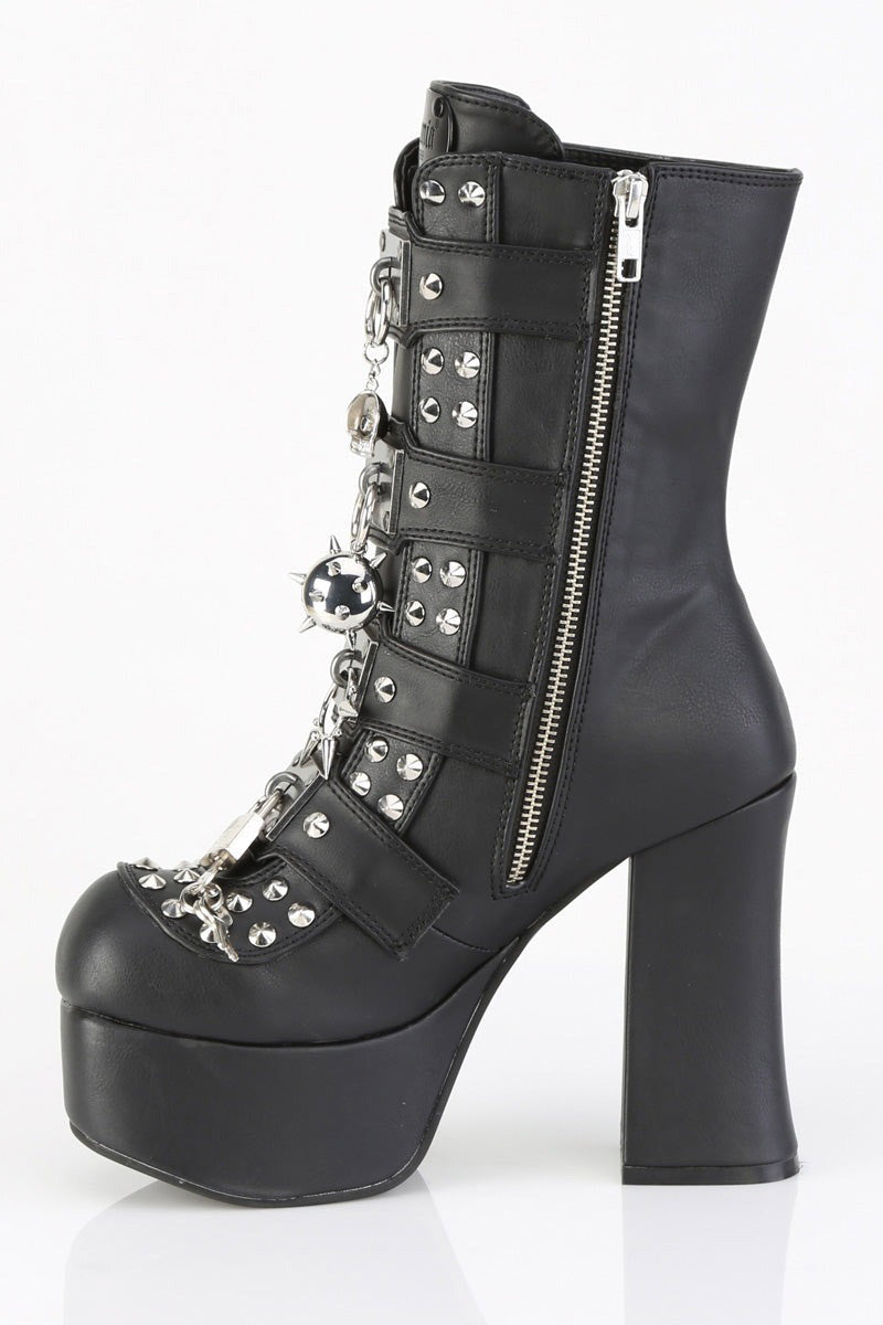 womens demonia gothic vegan leather boots 