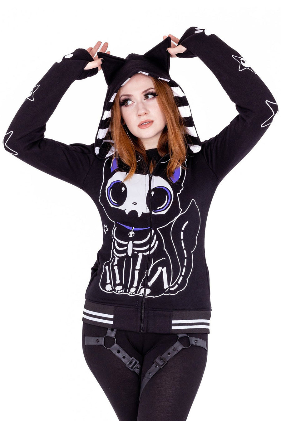 womens cat ear hoodie