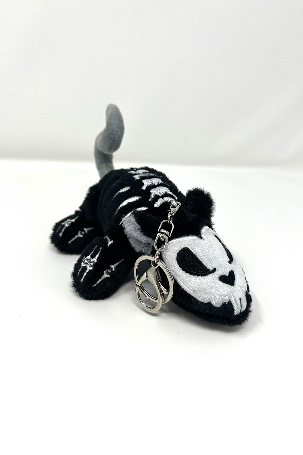 spooky cute halloween rat keychain 