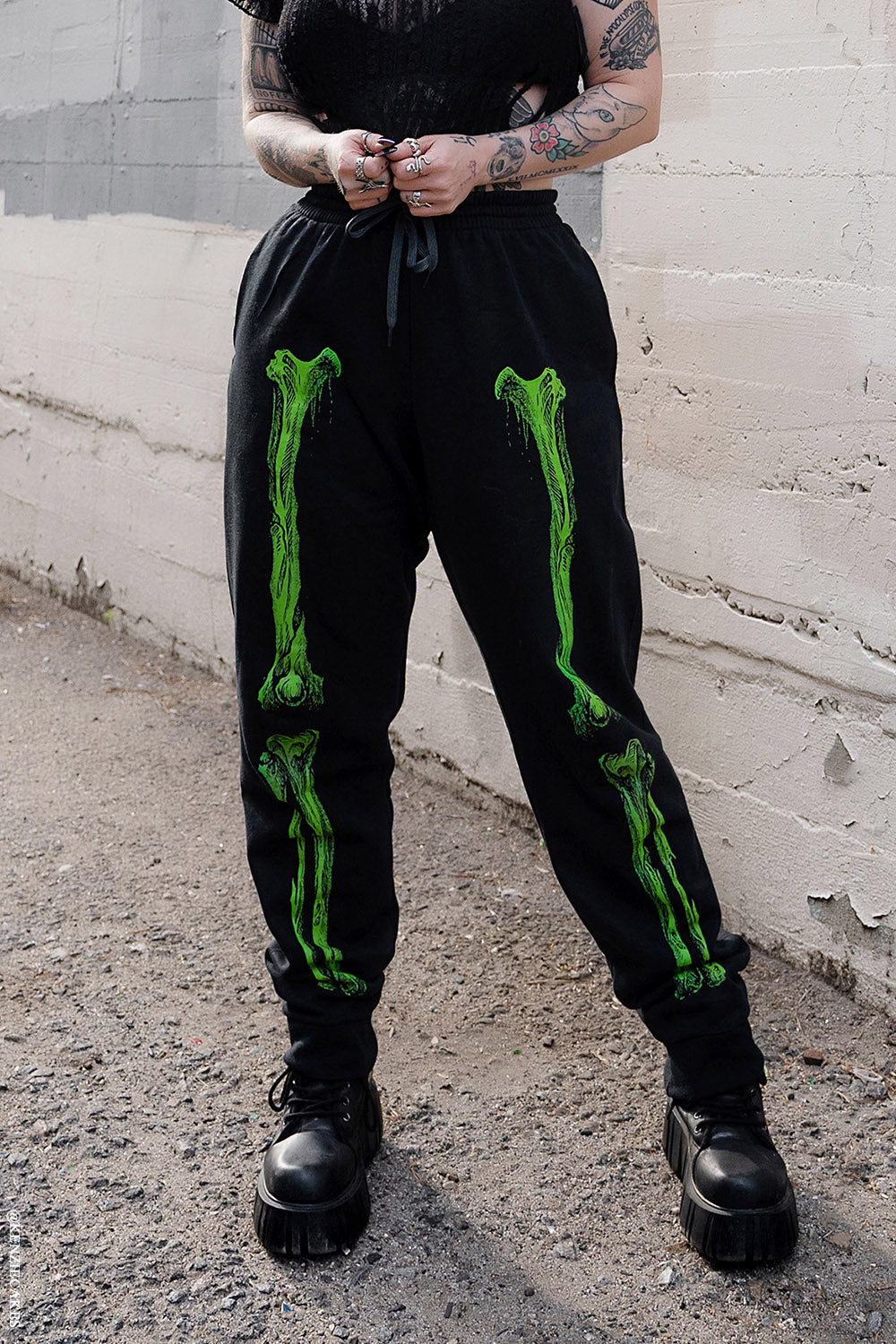 anatomical skeleton joggers