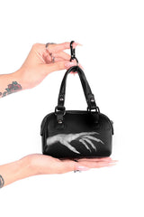small black keychain bag