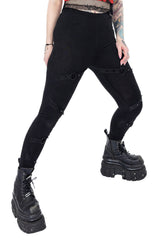 spiked emo leggings