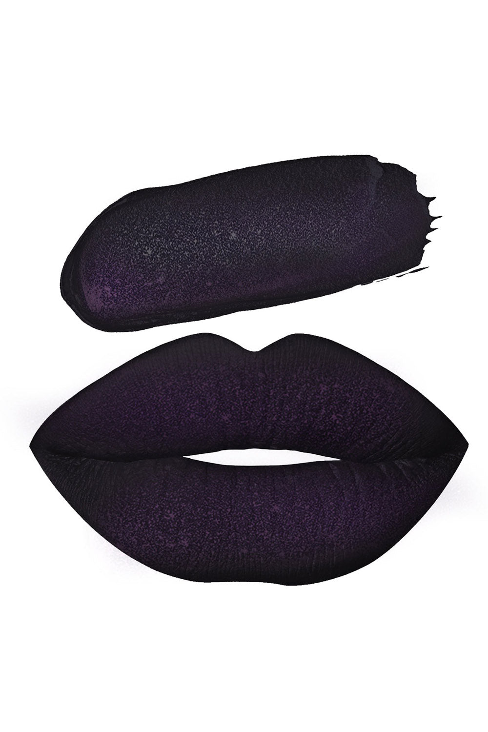 purple black lipstick