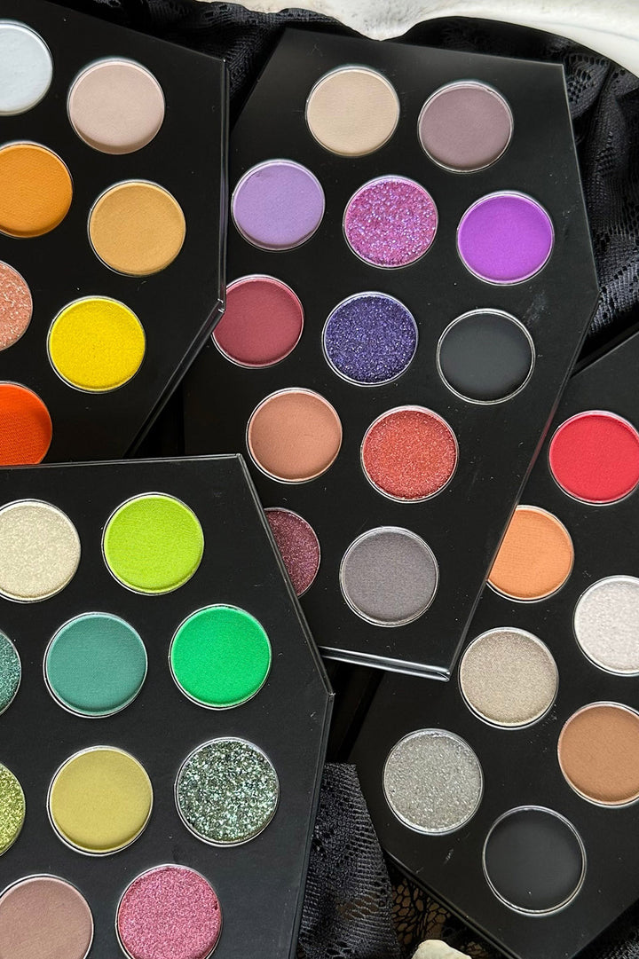 coffin shaped eyeshadow palettes by mother of hades 