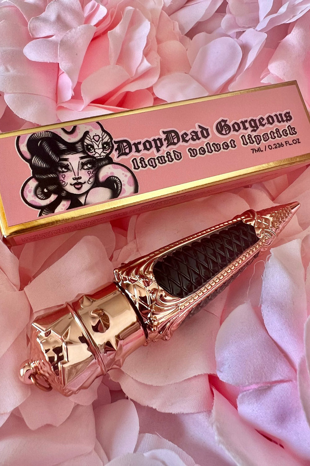 drop dead gorgeous gothic lipstick