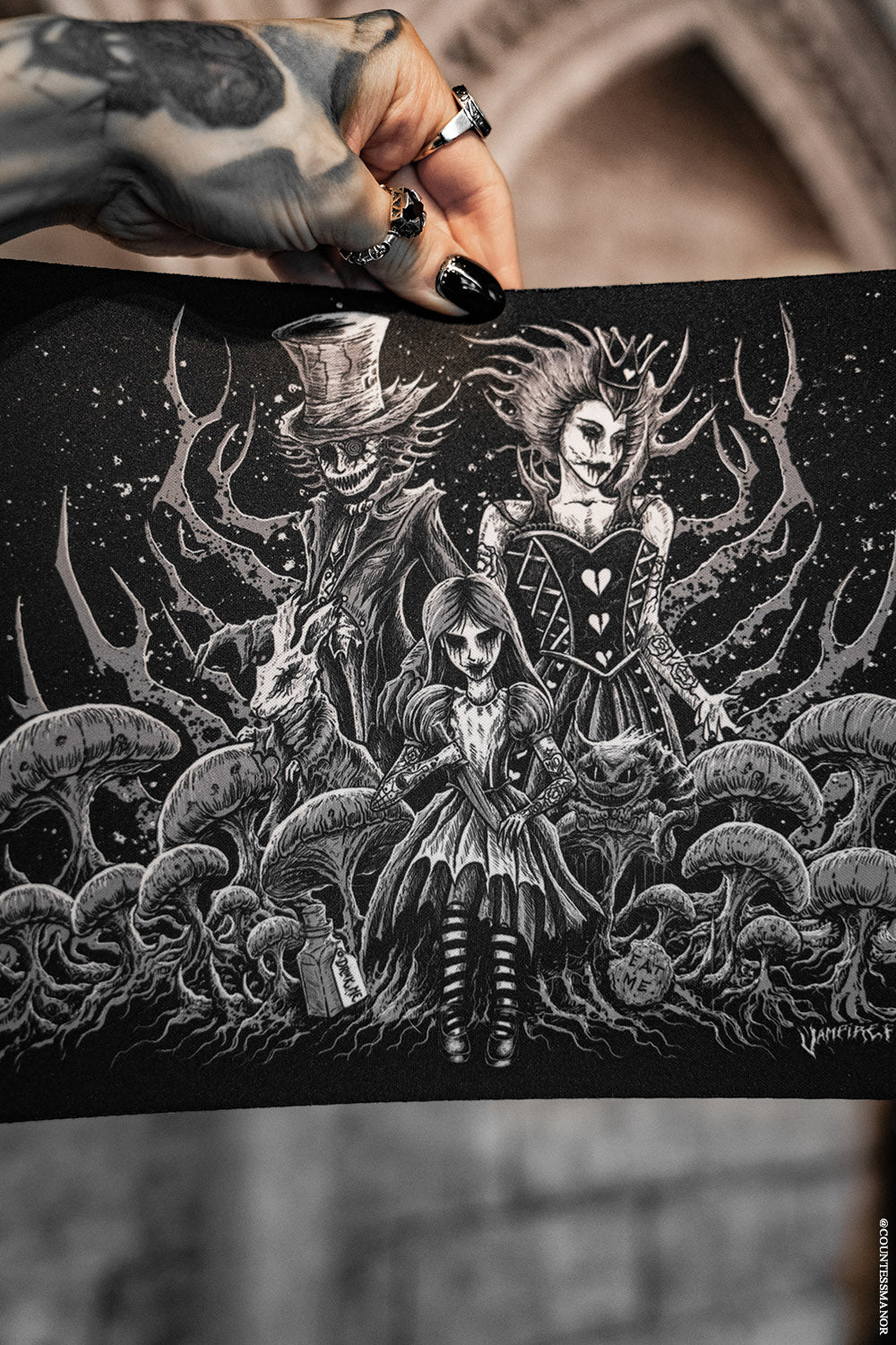 extra large wide gothic mouse pad 