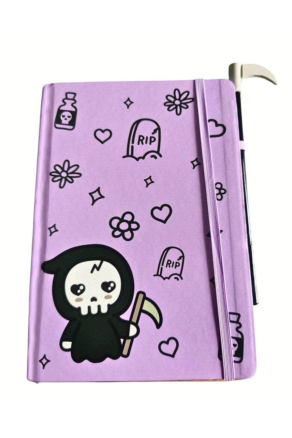 pastel goth grim reaper diary 