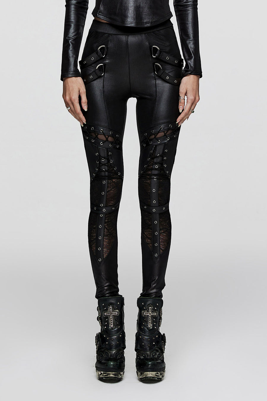 womens plus size leather leggings