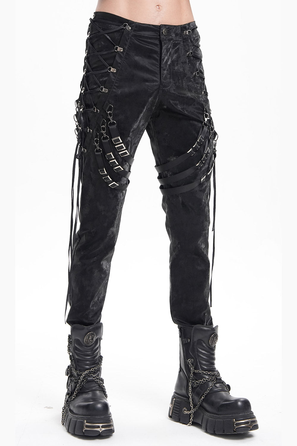 grunge goth mens pants