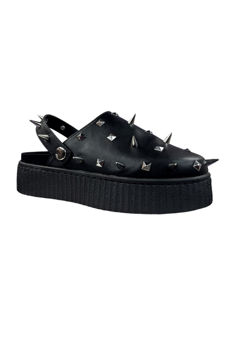 womens gothic creeper clog shoes