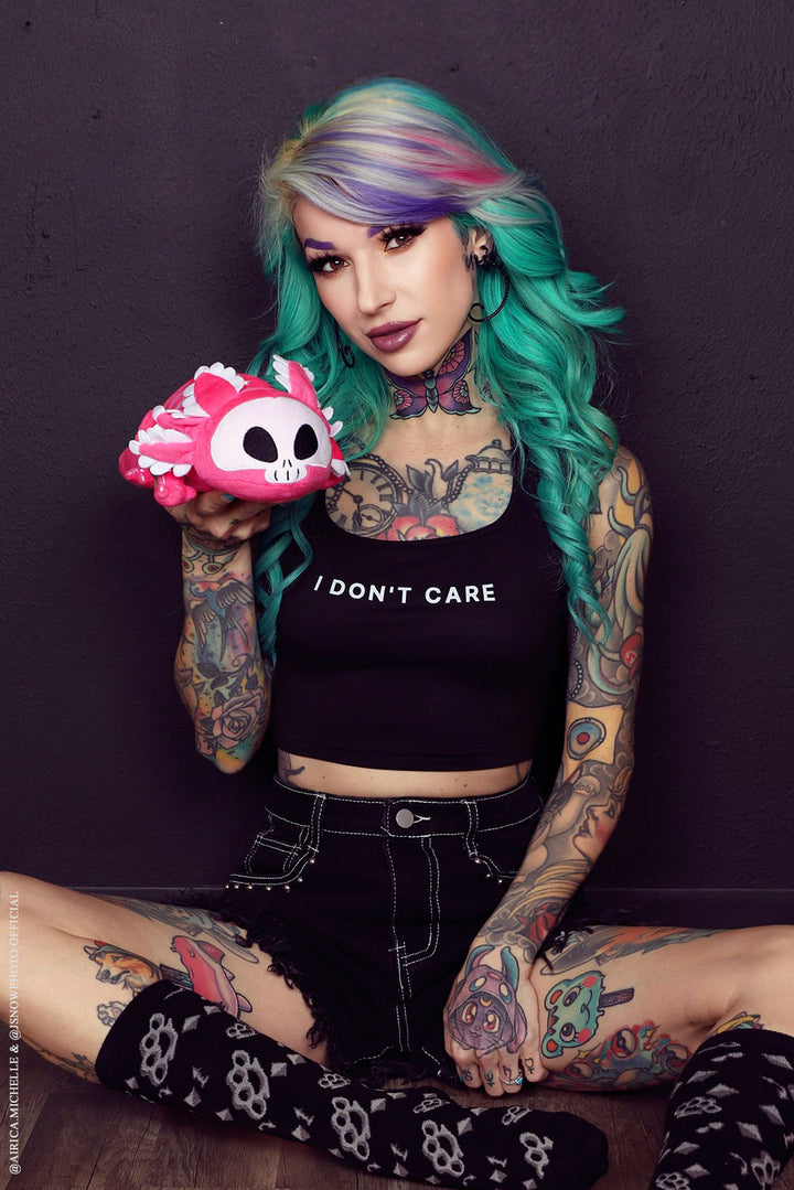 pastel goth plush toy