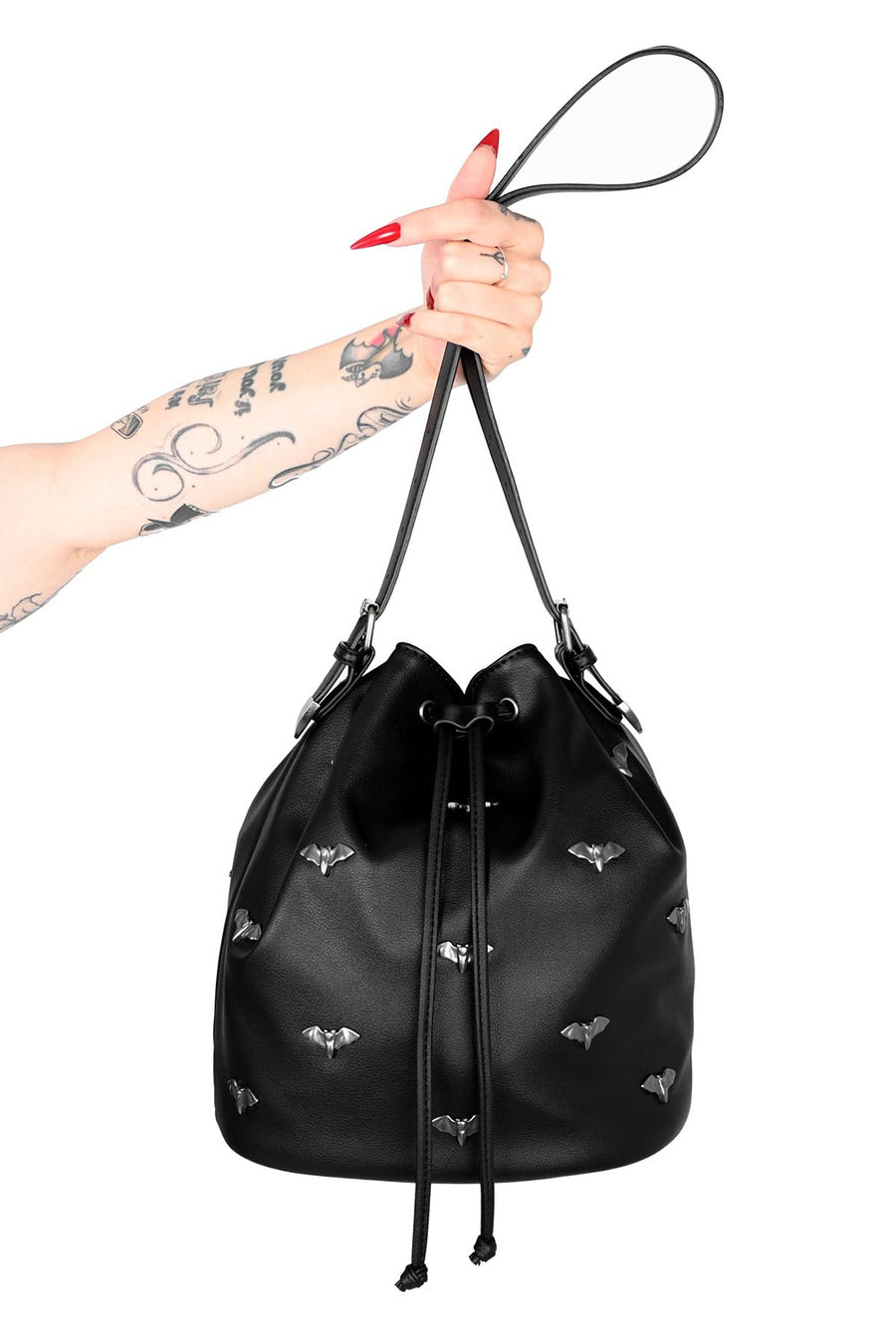 gothic bucket bag