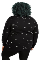 knitted cotton rat sweater cardigan by foxblood