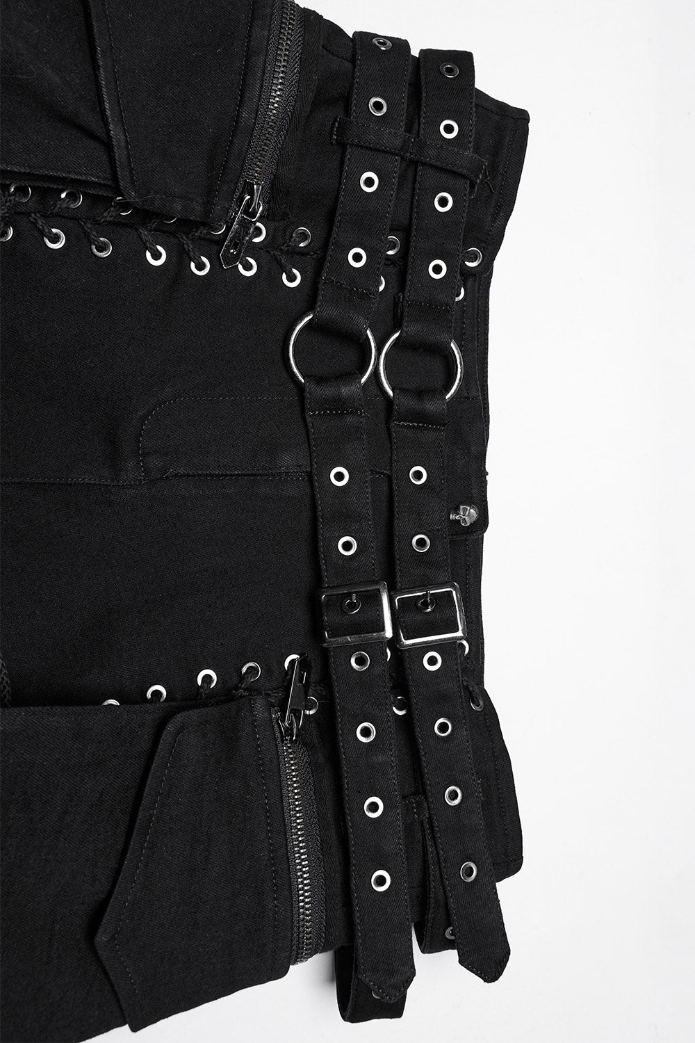 o-ring goth shorts