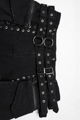 o-ring goth shorts