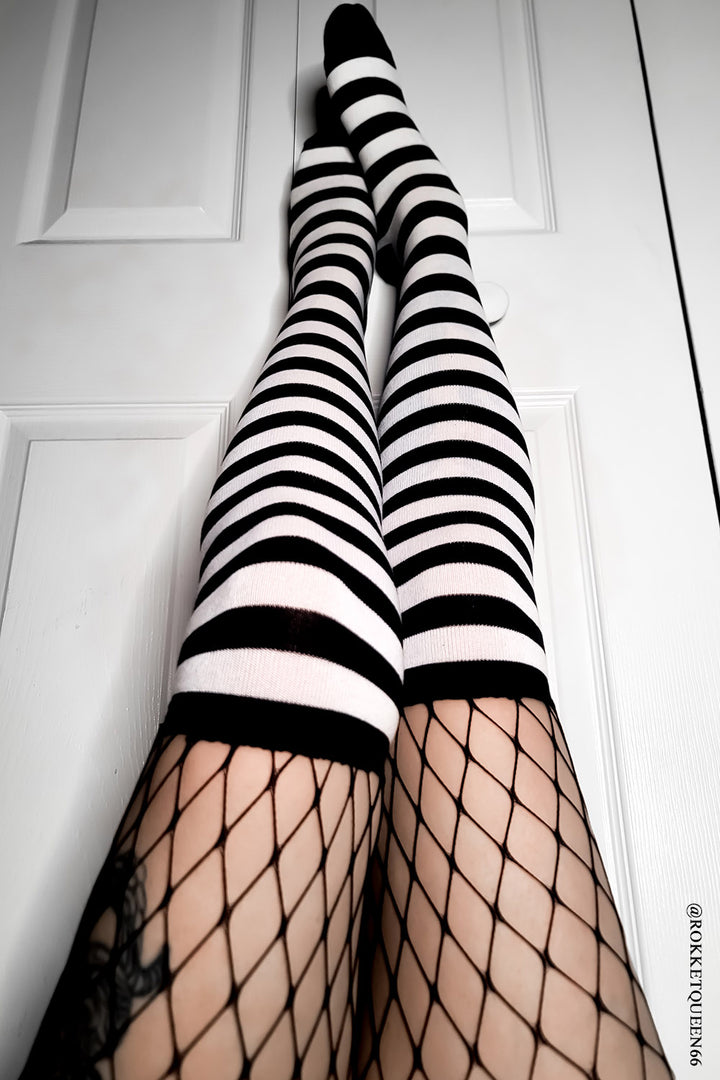 sweeney todd striped socks