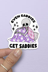creepy cute skeleton sticker