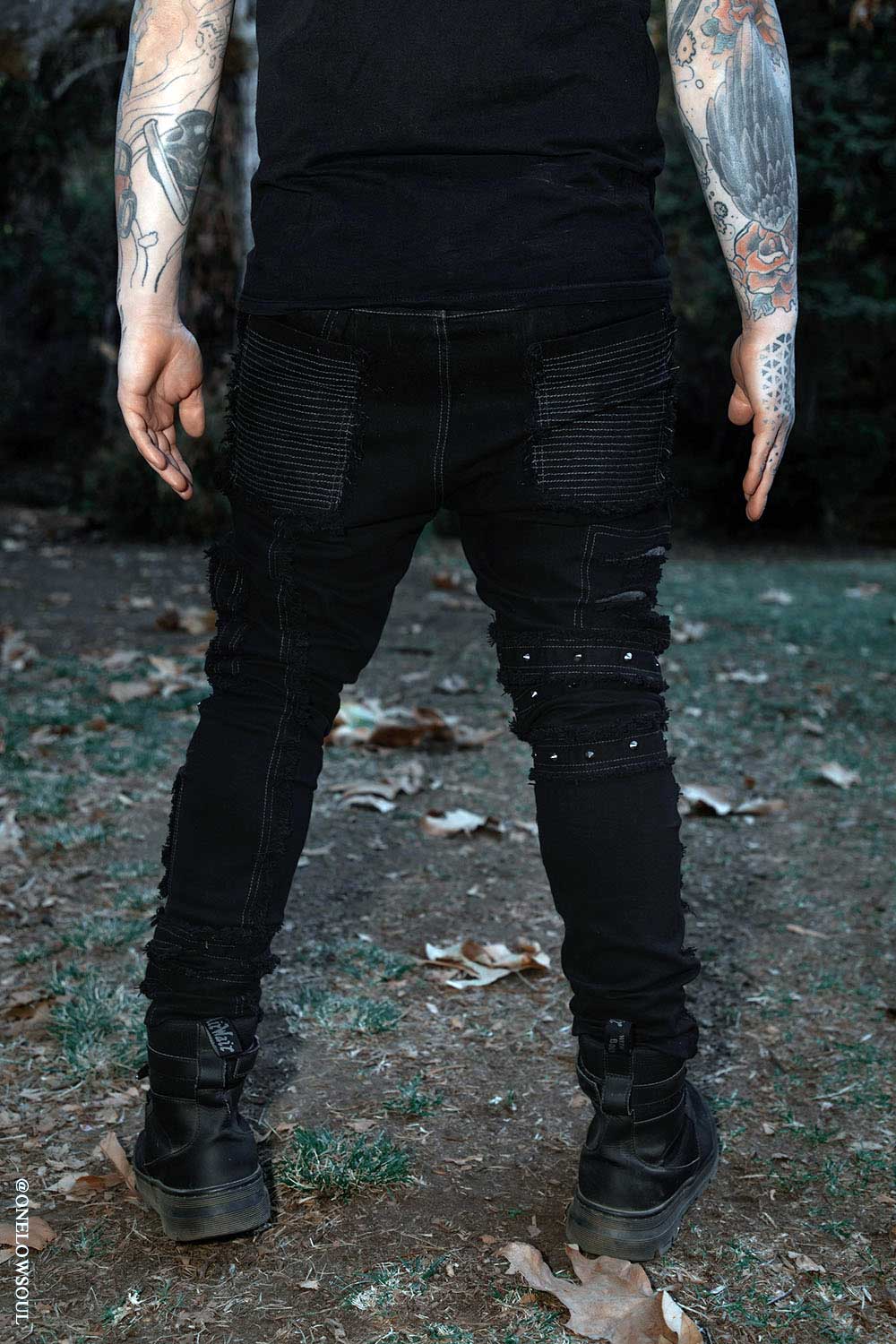 mens punk apocalyptic pants