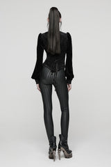 black striped leggings by punk rave