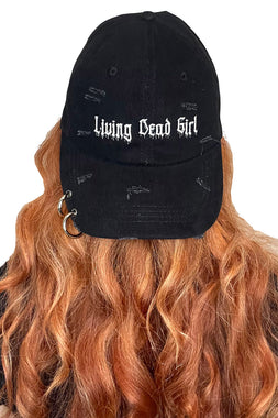 Living Dead Girl Pierced Baseball Cap