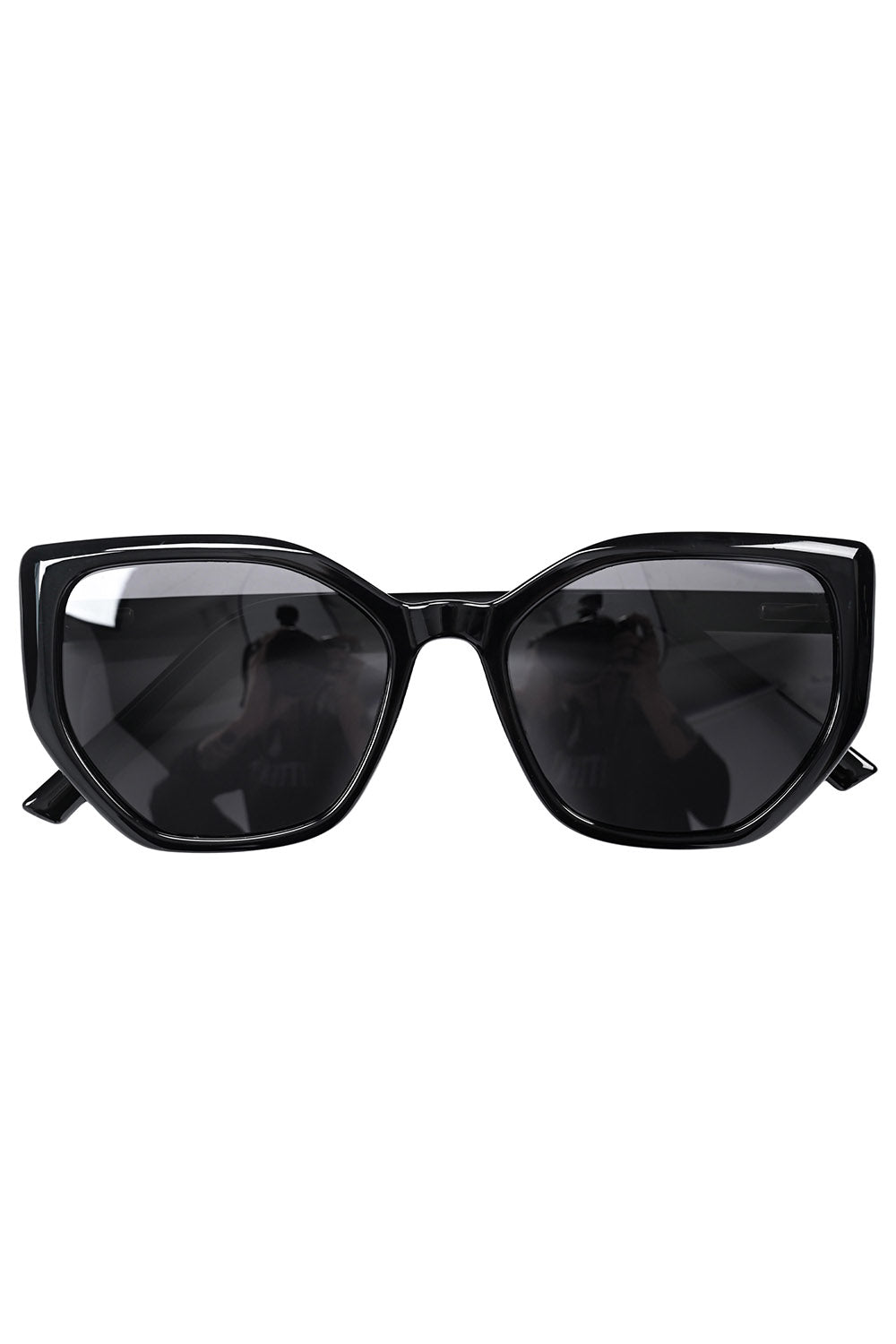 gothic oversized black unique quirky square sunglasses 