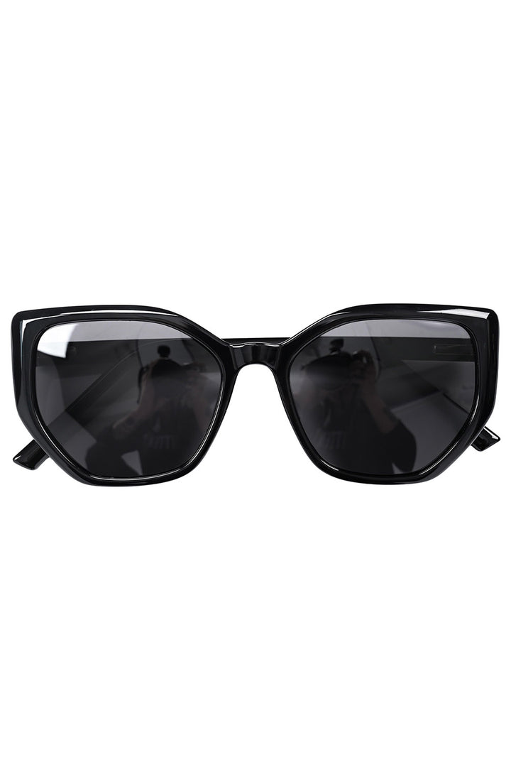 gothic oversized black unique quirky square sunglasses 