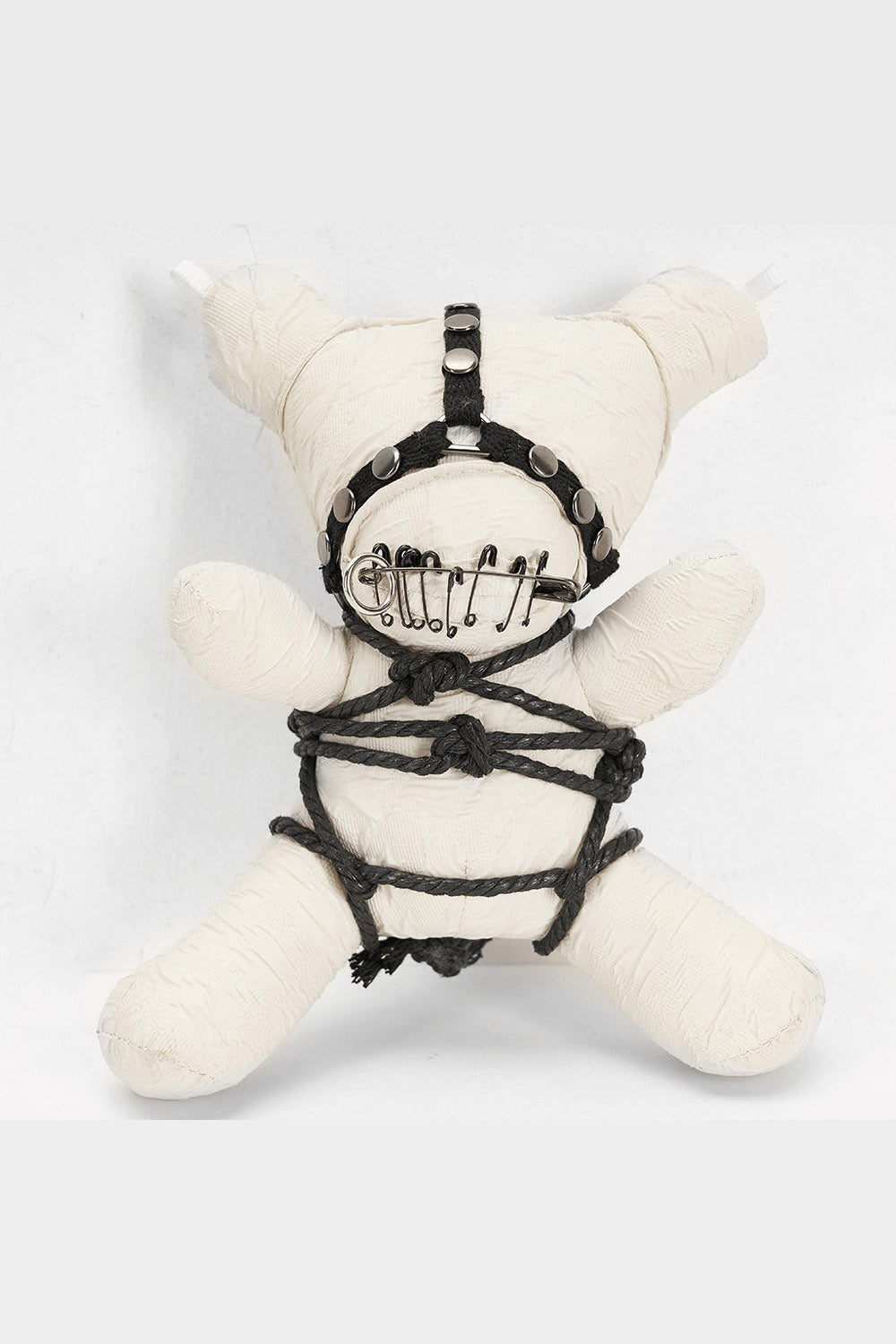 safety pin punk teddy bear plushie toy