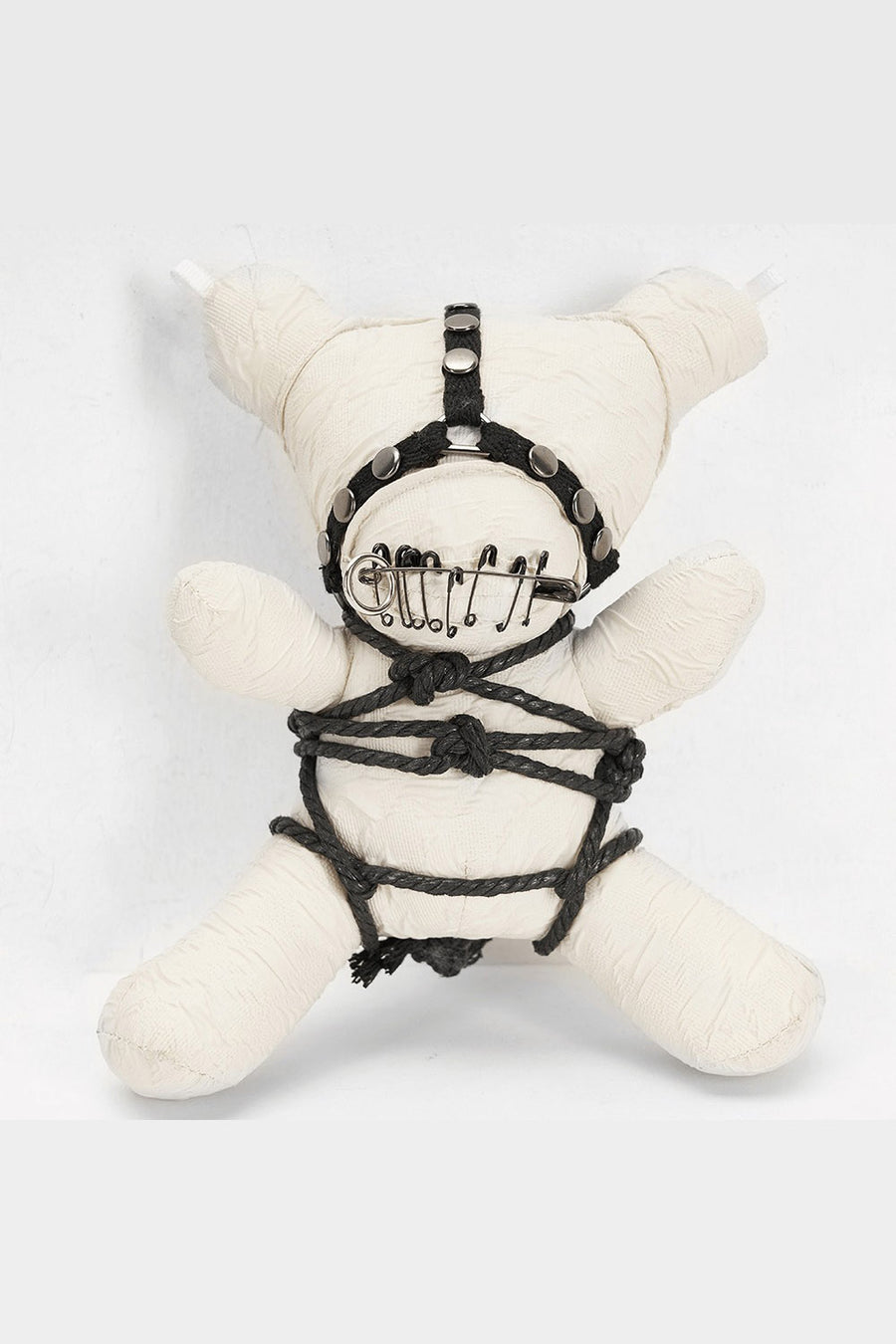 safety pin punk teddy bear plushie toy