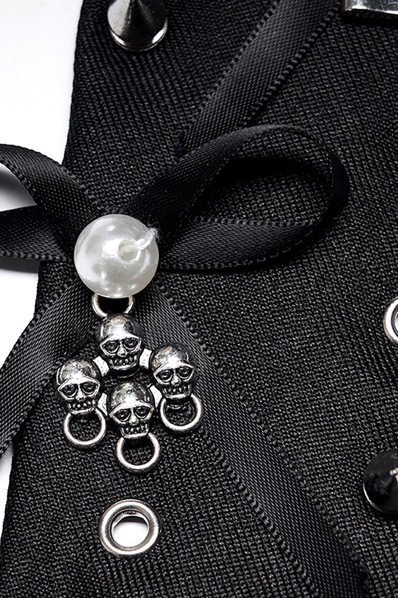 Punk Spiked Skinny Necktie â VampireFreaks
