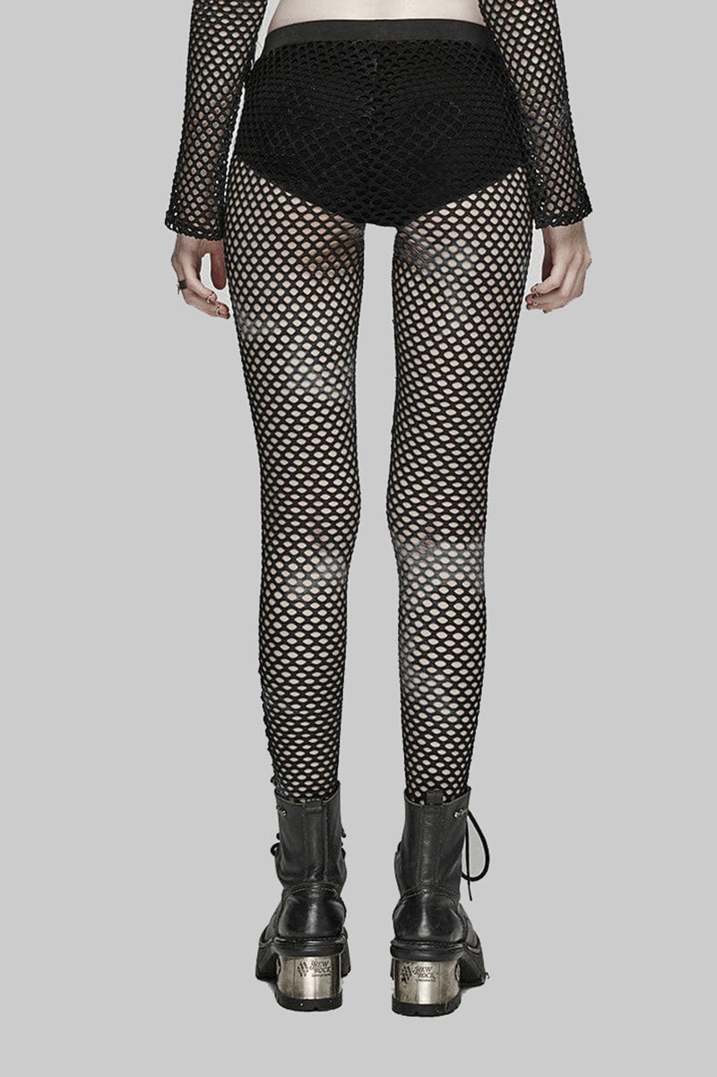 gothic fishnet leggings for women