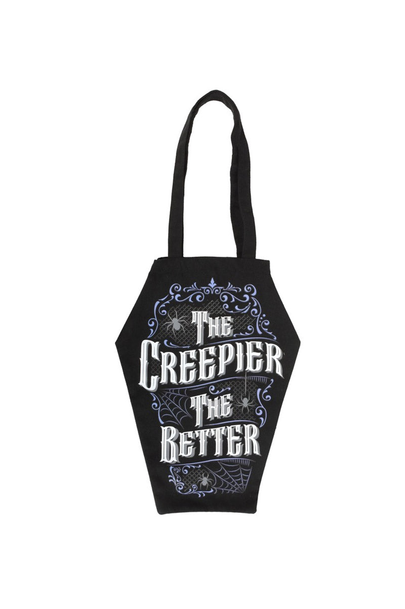 gothic black tote bag