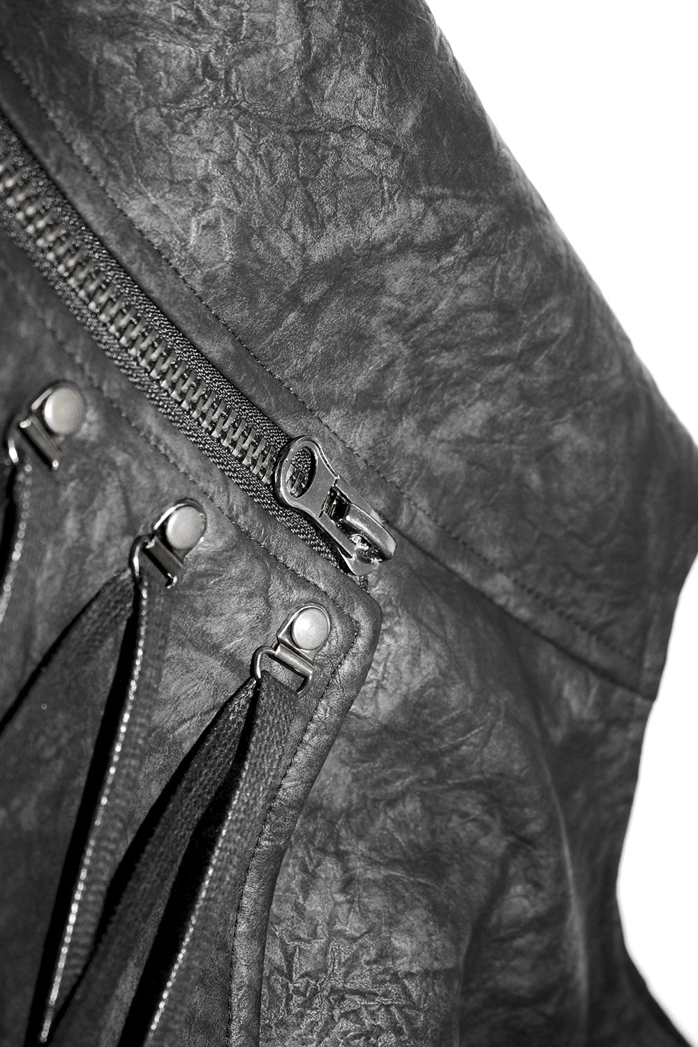 vegan leather post-apocalyptic vest 