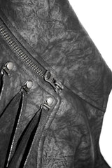 vegan leather post-apocalyptic vest 