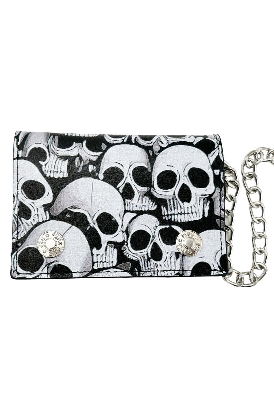 biker wallet with chain