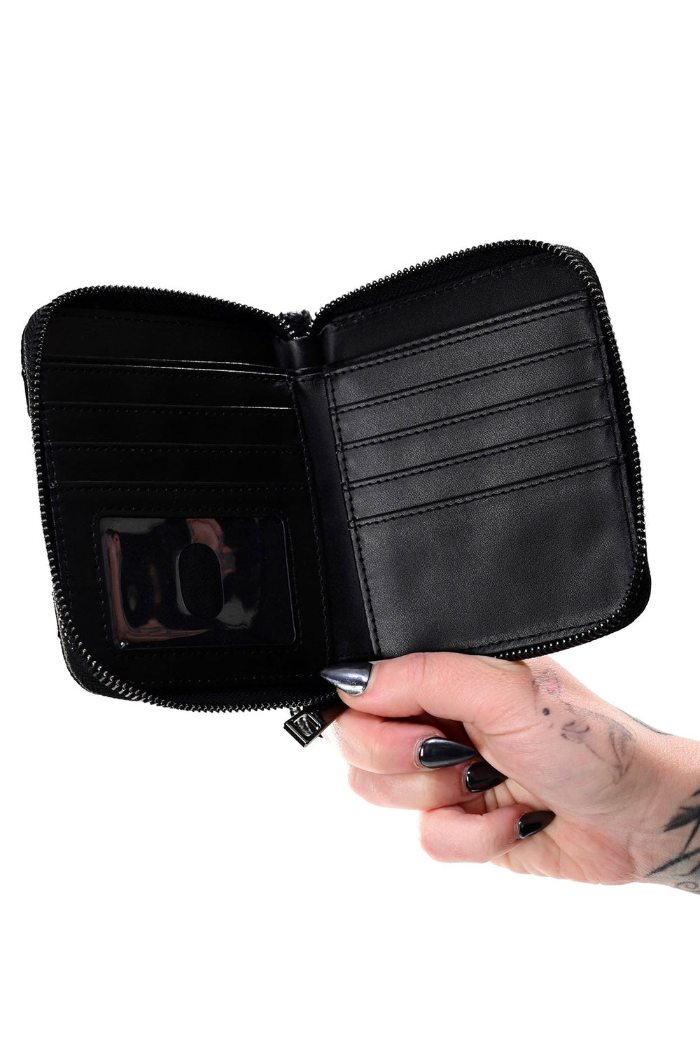 small gothic wallet with card slots