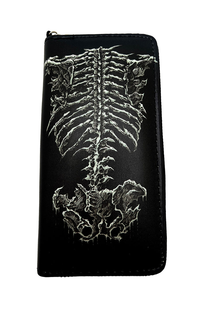 halloween goth wallet for women